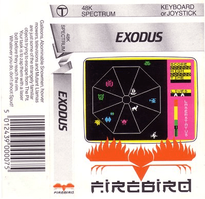 Exodus box art for ZX Spectrum